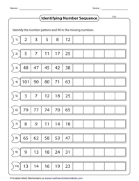 4th grade math worksheets