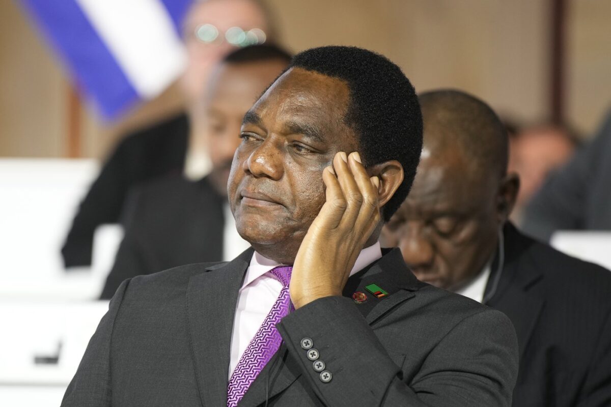 President Hakainde Hichilema.