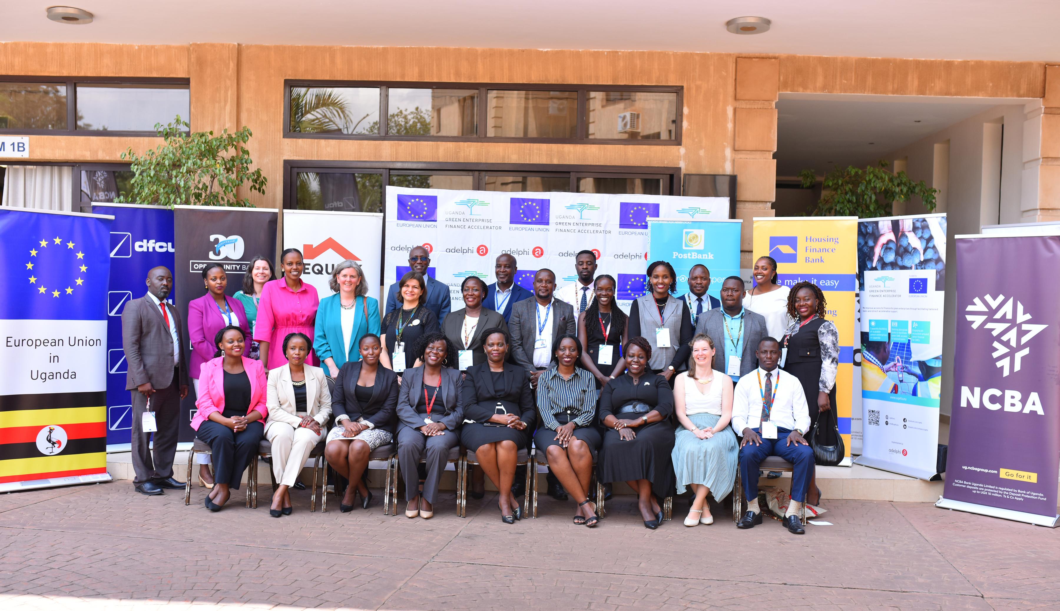 UGEFA team together with the bank representatives.