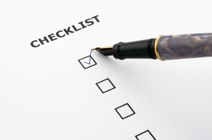 Checklist for research