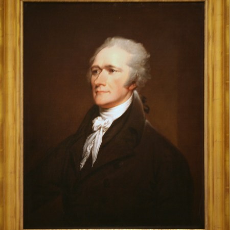 Portrait of Alexander Hamilton by John Trumbull