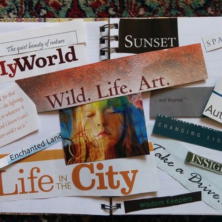 A sample vision board (image from Pixabay)