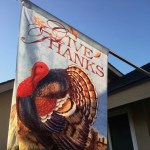 A Thanksgiving flag