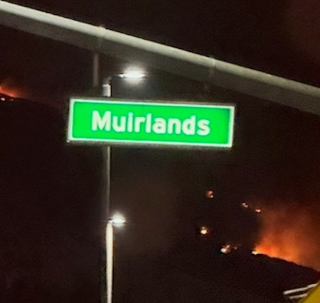 Wildfire in South Orange County, September 2024