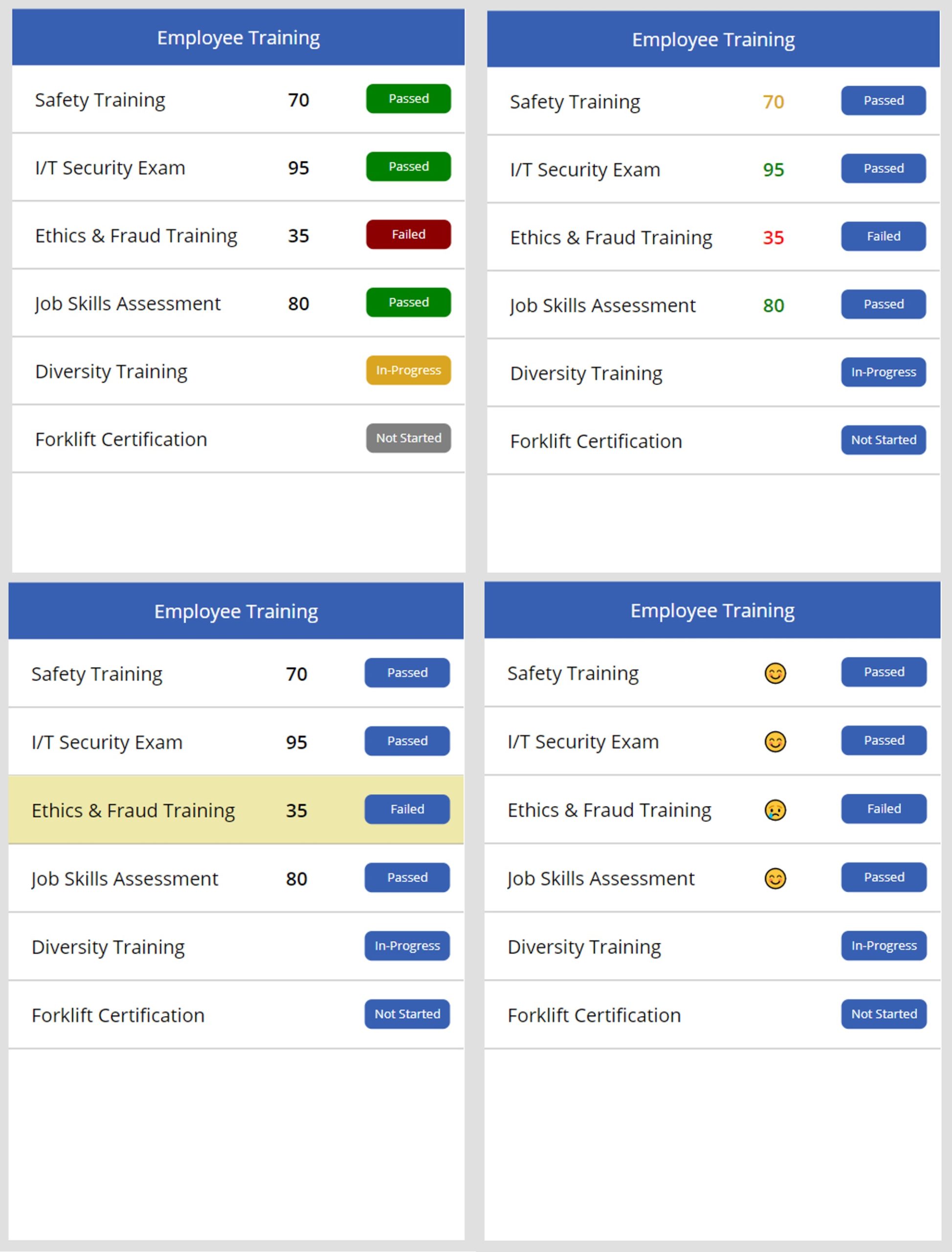 7 power apps gallery conditional formatting examples