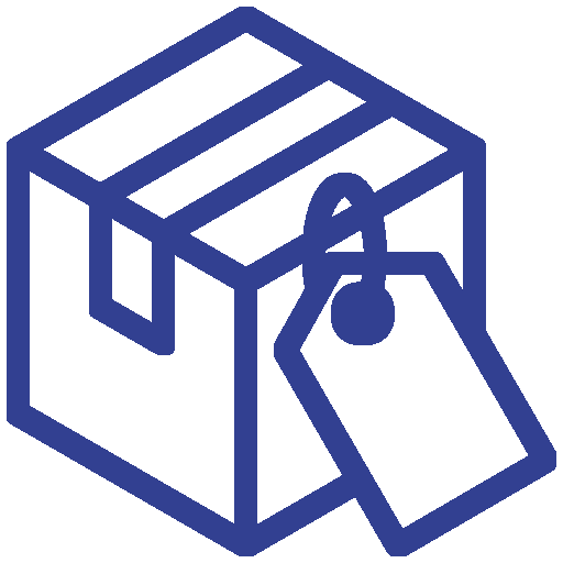 White-Label Manufacturing Box Icon