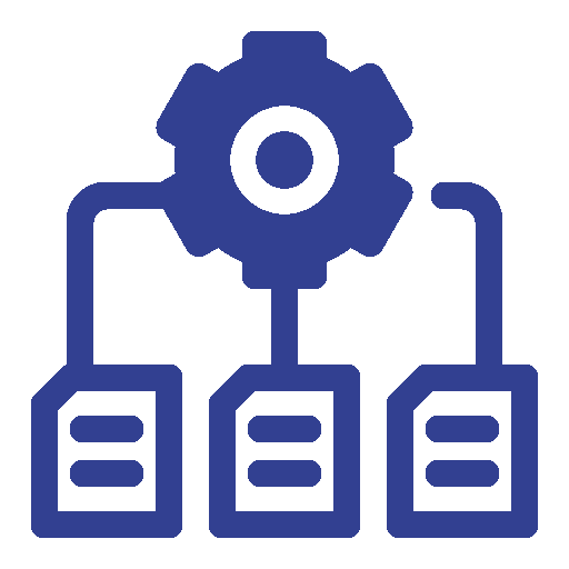 Contract Manufacturing Production Line Icon