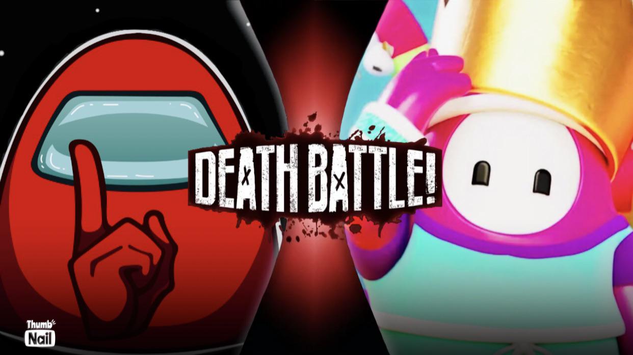 Among Us,Fall Guys,DEATH BATTLE,fight,