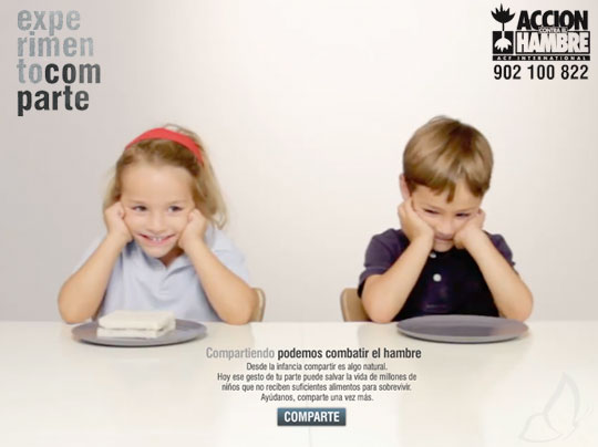 picture Action Contre La Faim Campagne action contre la faim une experience de partage video maxitendance