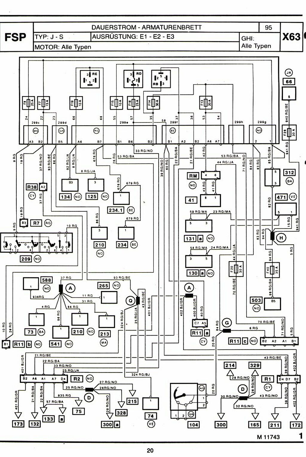 J63 Schaltplaene 1994 1995