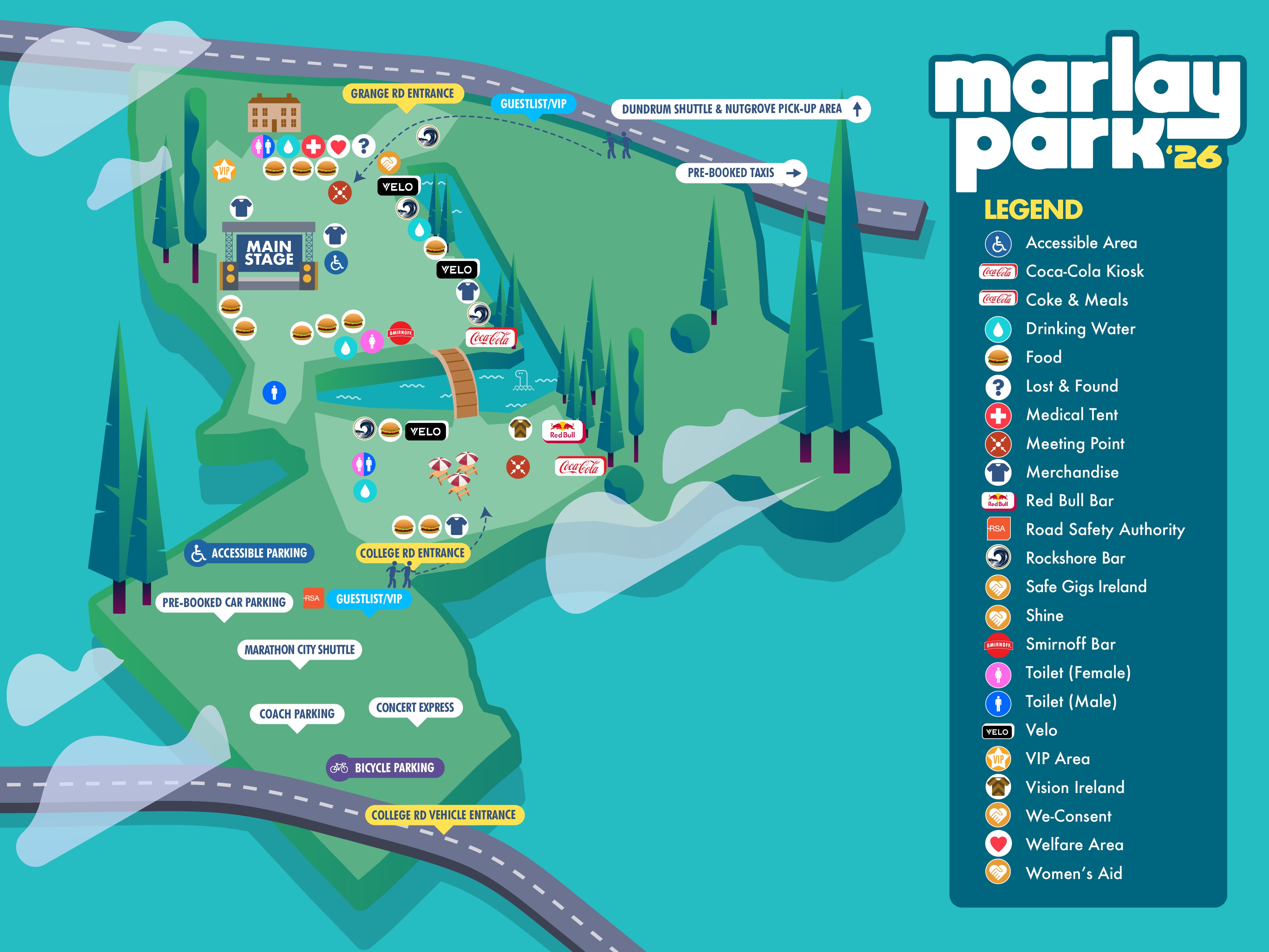 All You Need To Know About The Marlay Park Gigs 2026 Nialler9 Marlay Park Map 2026 V7 