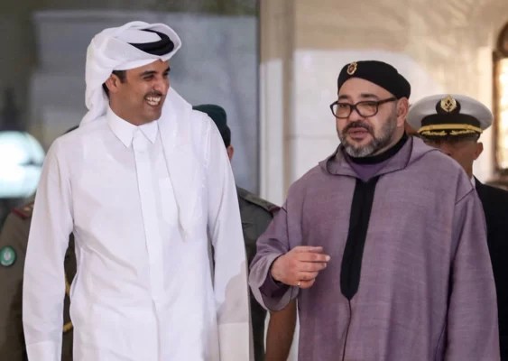 الملك محمد السادس الشيخ تميم بن حمد آل ثاني