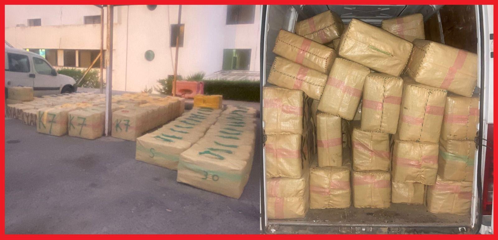 عناصر الشرطة تحبط تهريب كميات كبيرة من مخدر الشيرا بضواحي أسفي