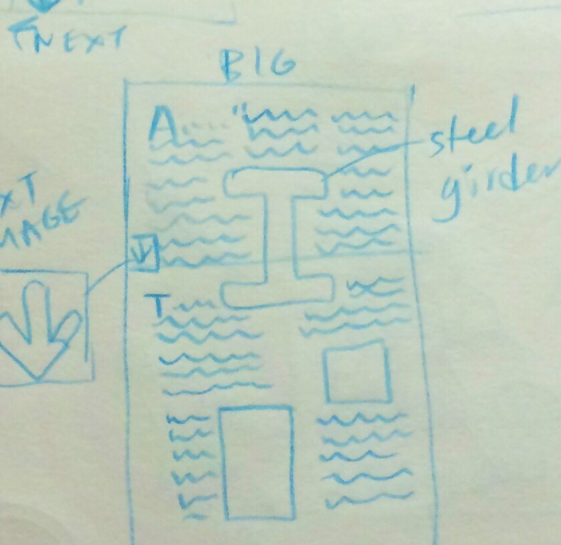 Use a blue pencil and force yourself to draw