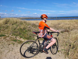 Biking in the dunes