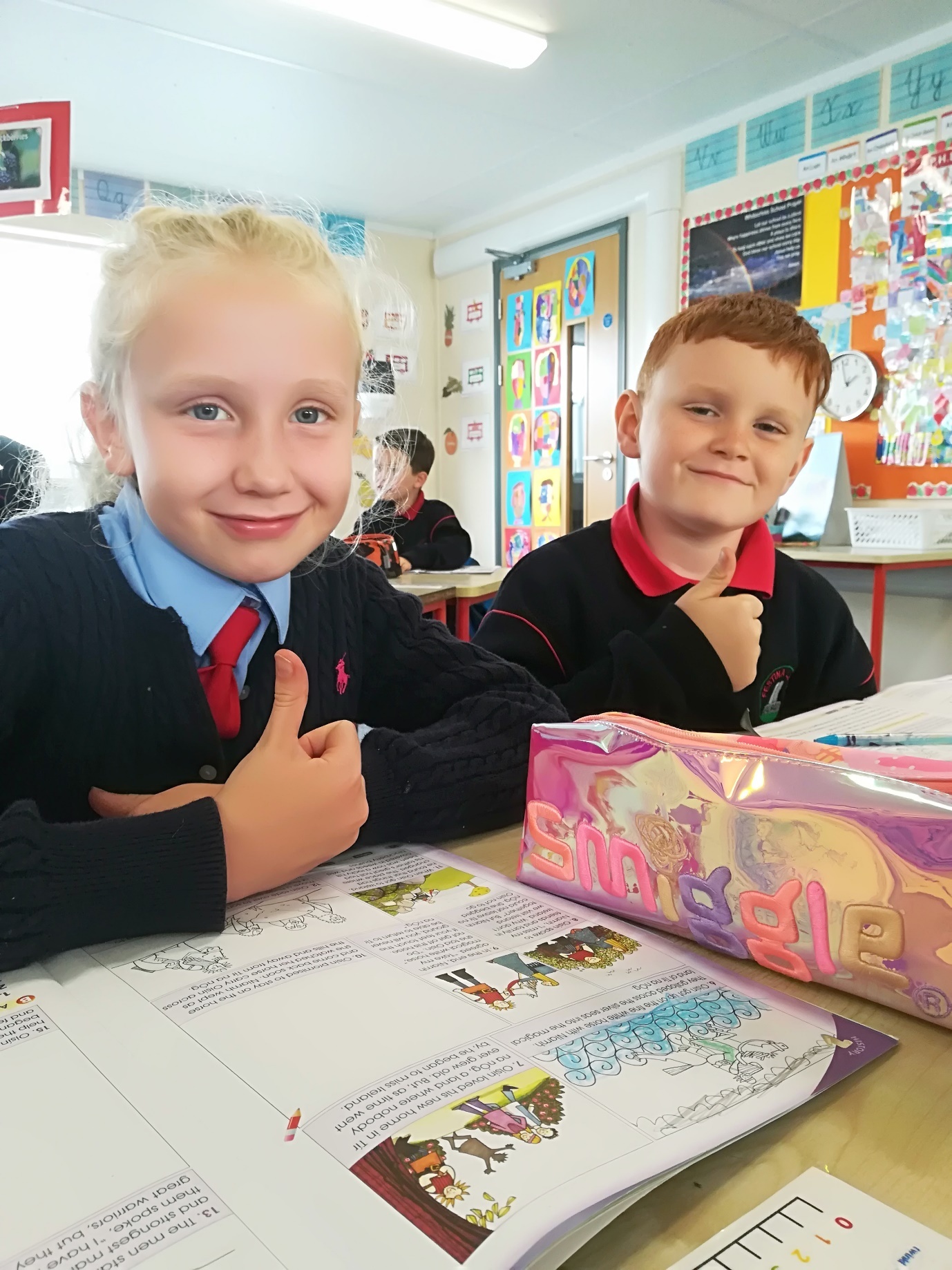 Whitecross National School pupils