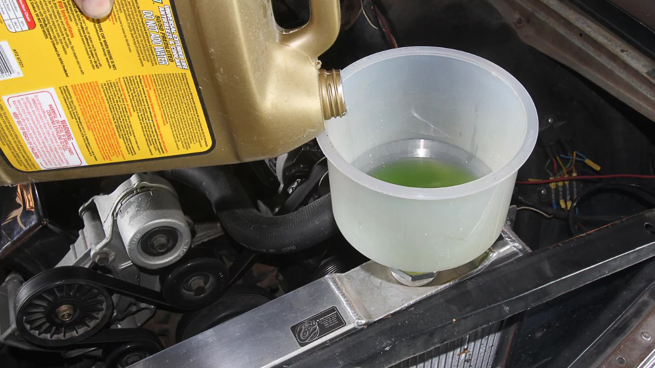 Burp Vehicle’s Coolant System