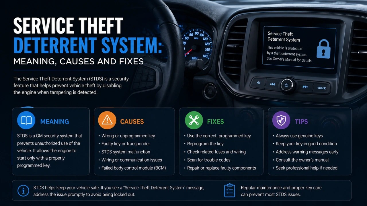 Service Theft Deterrent System