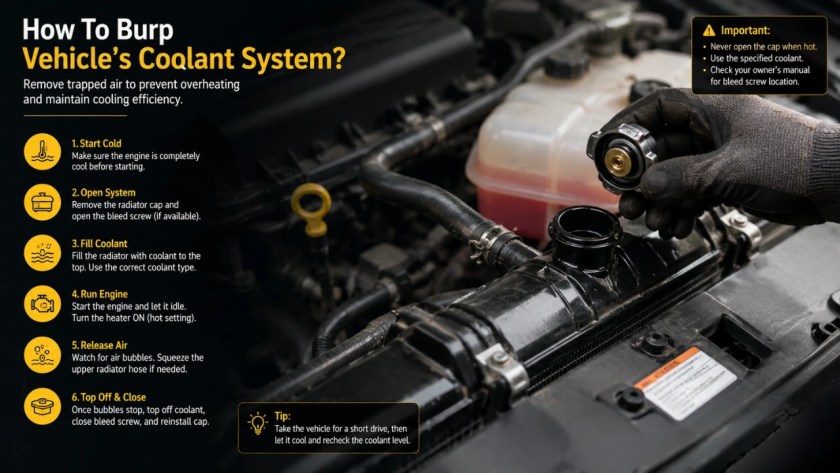 How To Burp Vehicle’s Coolant System