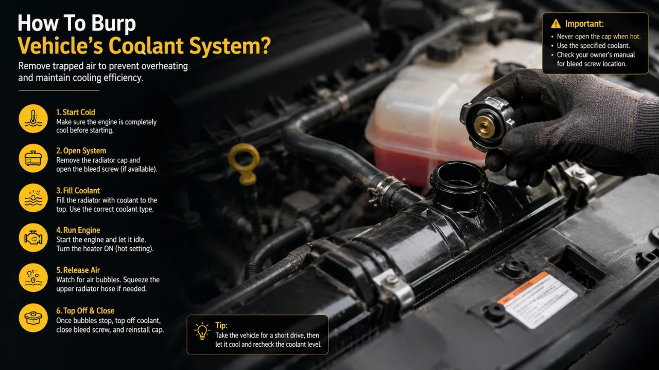 How To Burp Vehicle’s Coolant System