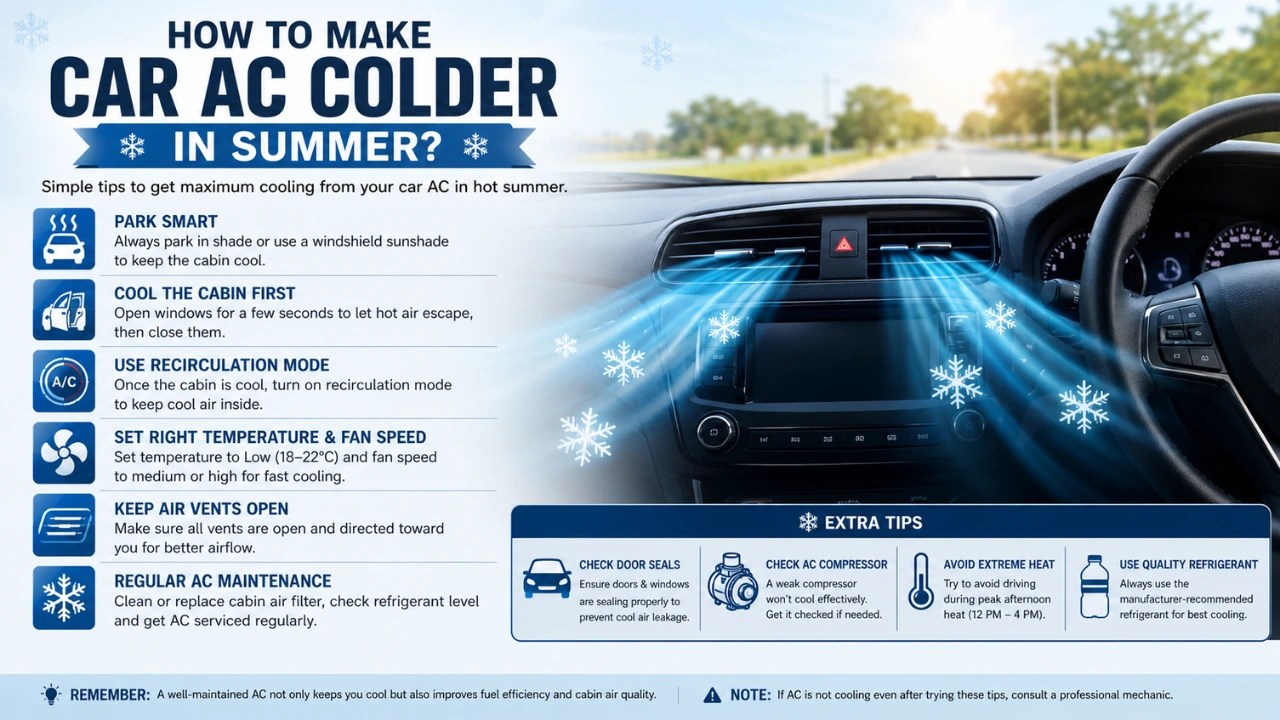 How To Make Car AC Colder In Summer