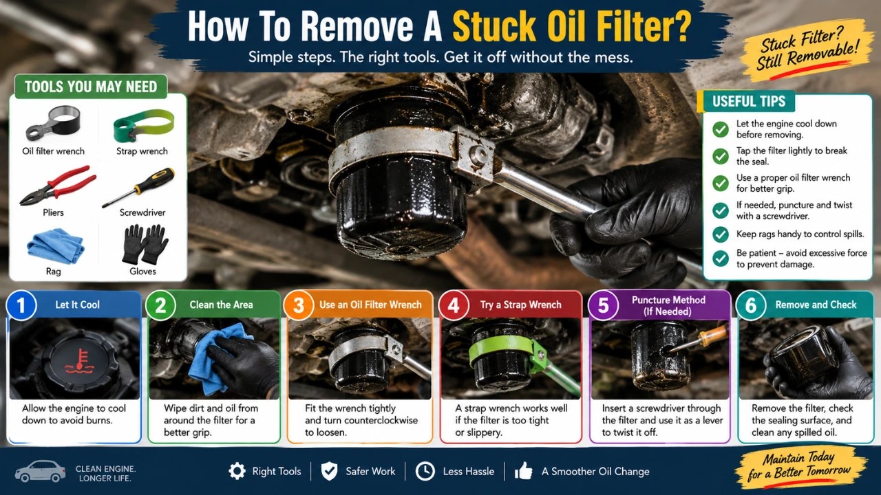 How To Remove A Stuck Oil Filter