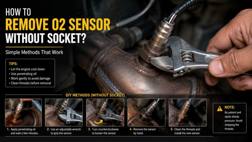 How To Remove O2 Sensor Without Socket