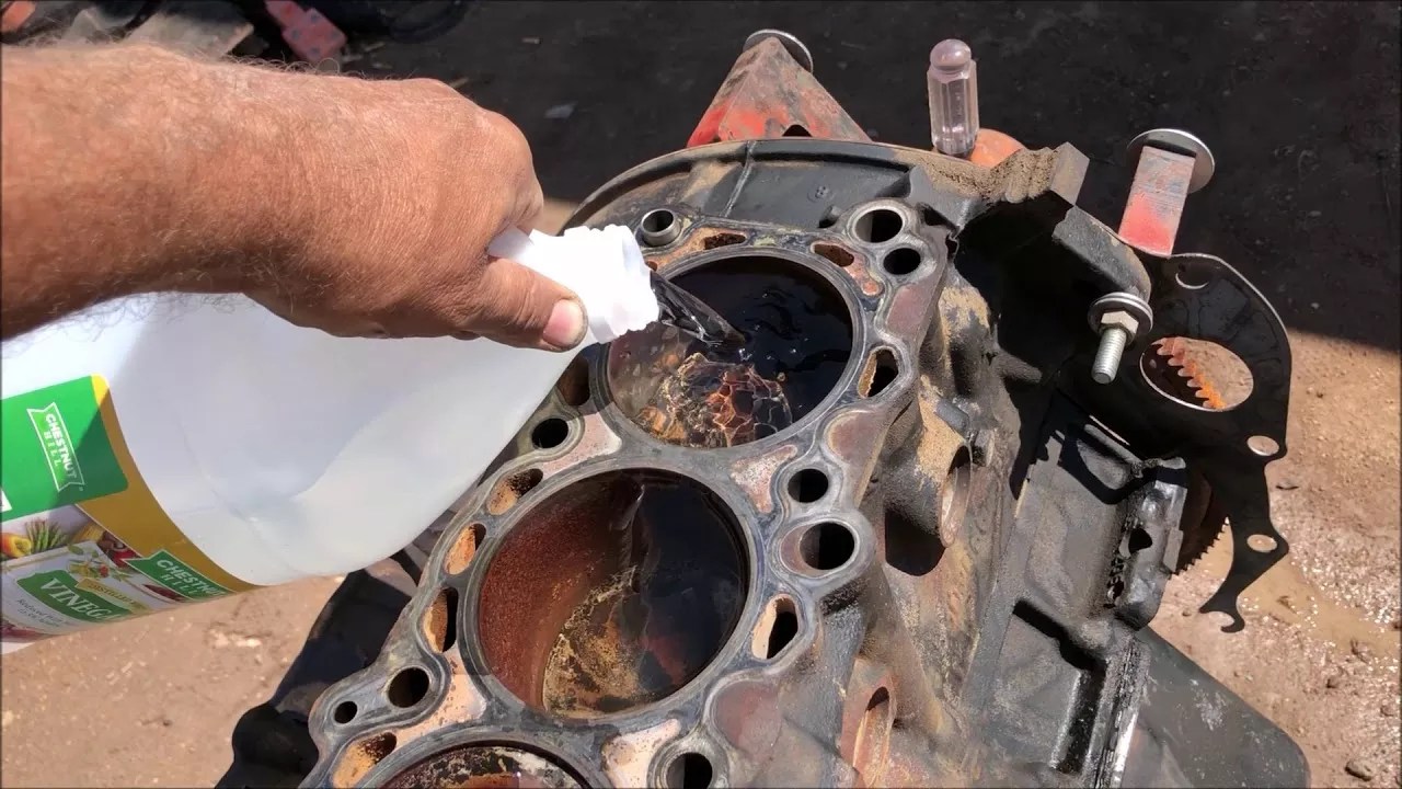 Remove Rust From Inside Engine Block