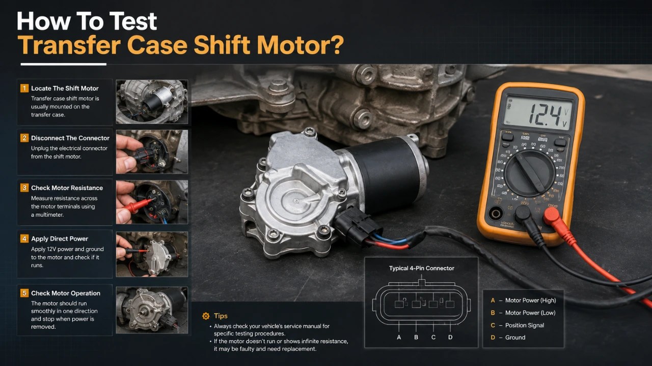 How To Test Transfer Case Shift Motor