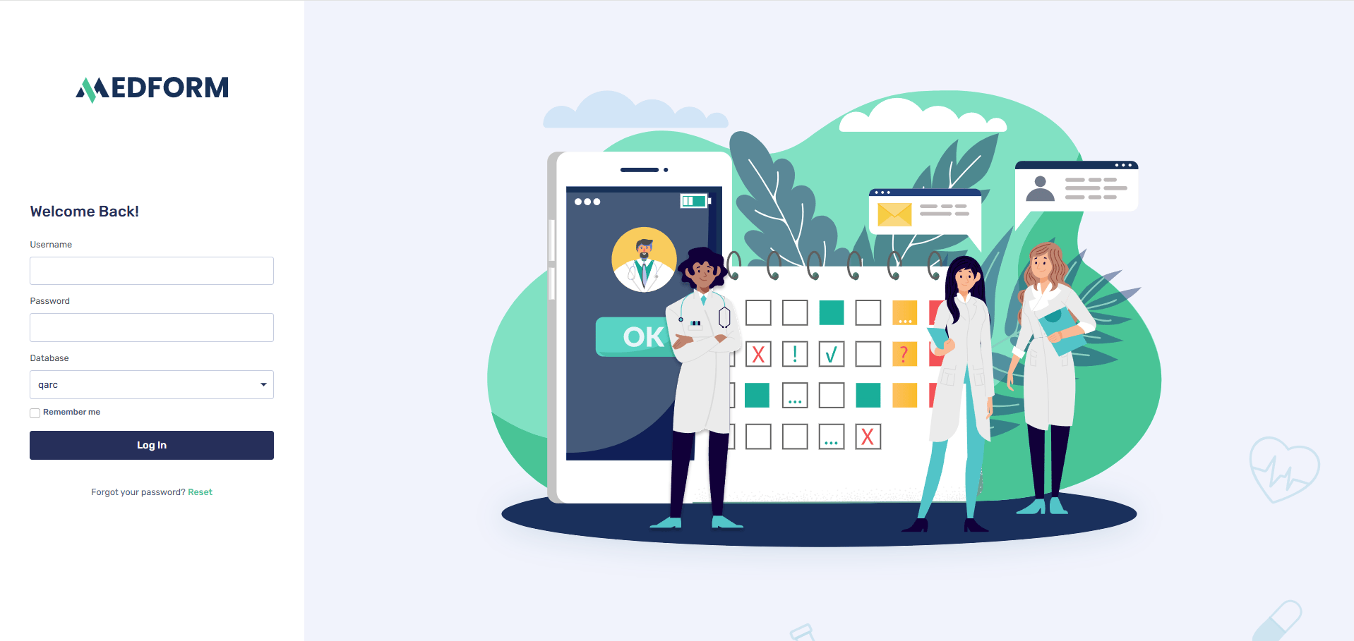 Medform Entry Screen