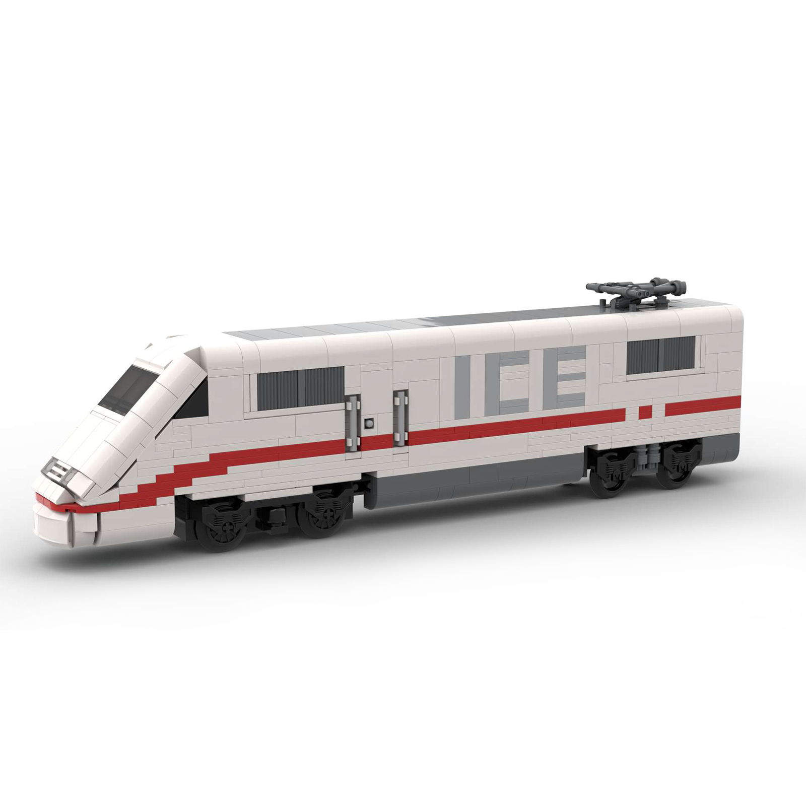 MOC-64784 DB ICE 1 German High-Speed Train | Medievalbrick.com