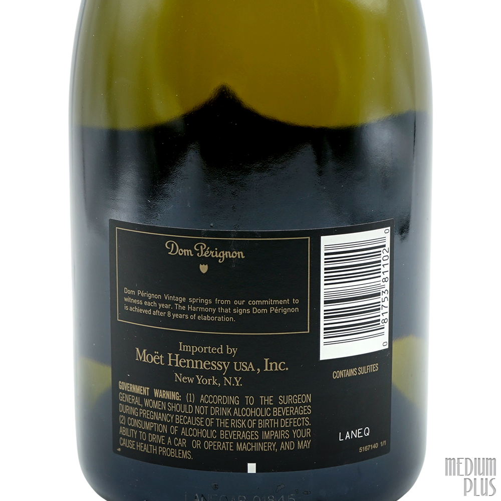 2012 Dom Pérignon Champagne Brut - Medium Plus