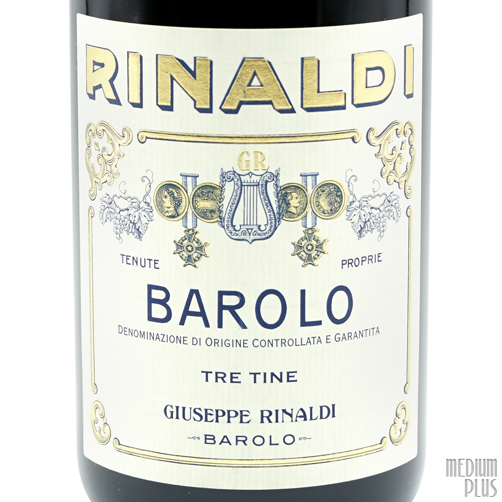 2017 Giuseppe Rinaldi Barolo Tre Tine - Medium Plus