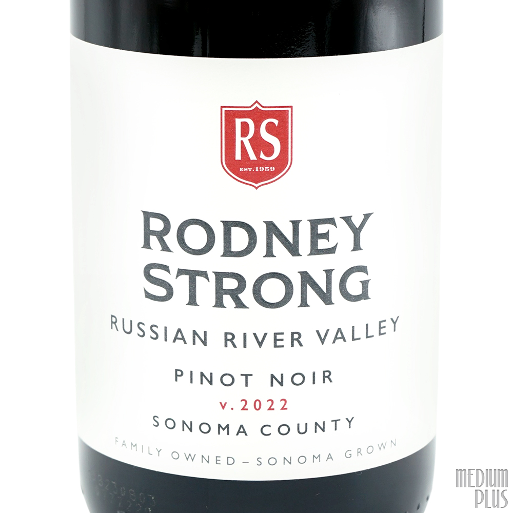 2022 Rodney Strong Russian River Valley Pinot Noir - Medium Plus