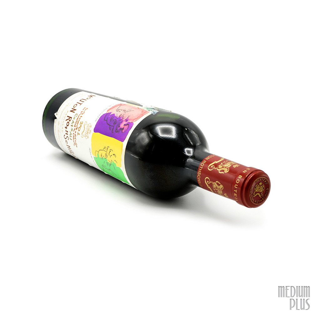 2001 Château Mouton Rothschild Pauillac AOC [stained label