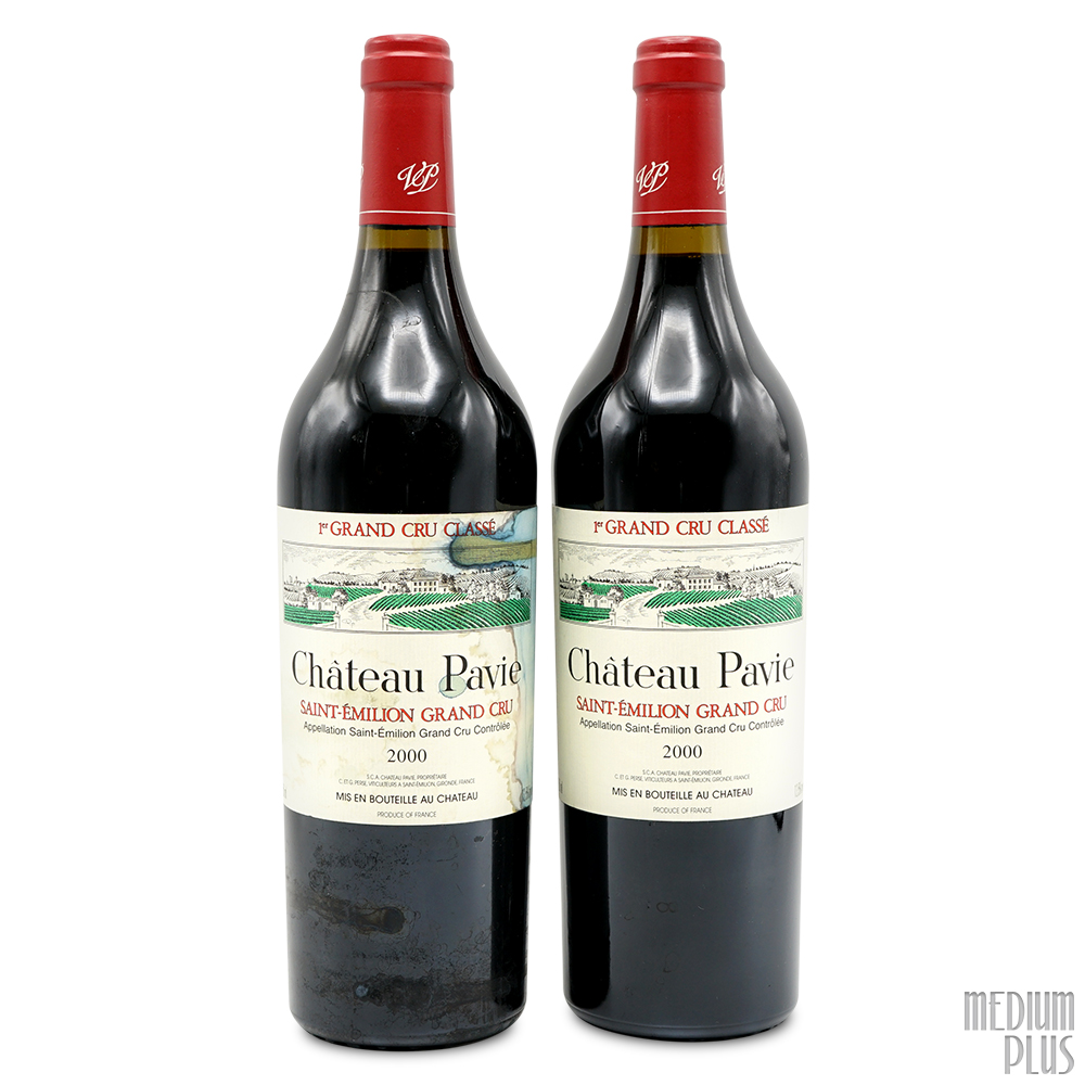 2000 Château Pavie Saint-Émilion Grand Cru [stained label
