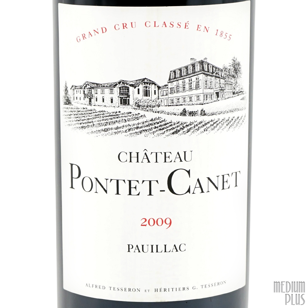 2009 Château Pontet-Canet Pauillac AOC [stained label] - Medium Plus