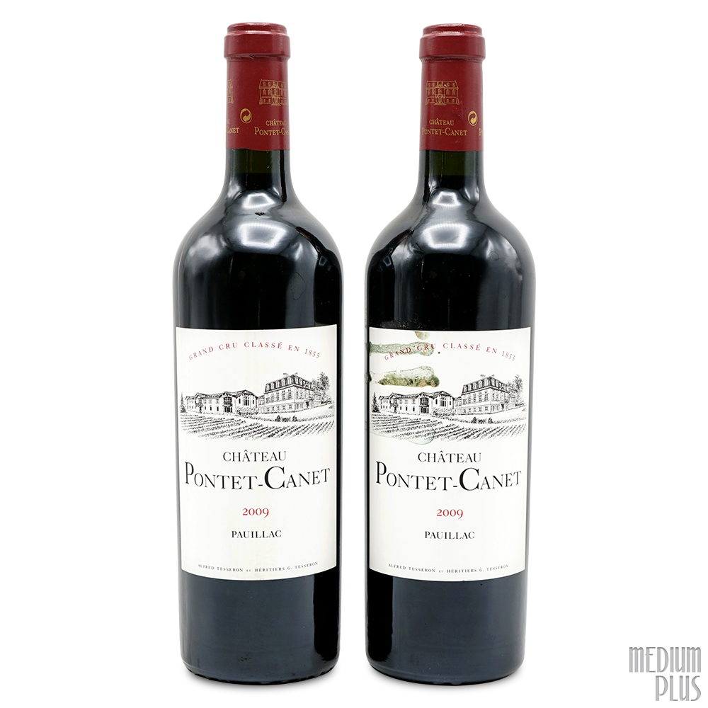 2009 Château Pontet-Canet Pauillac AOC [stained label] - Medium Plus