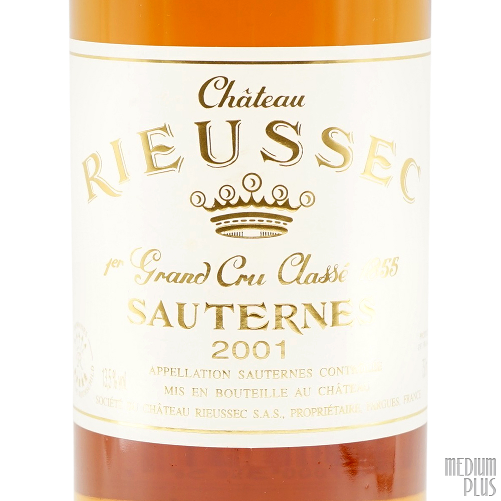2001 Château Rieussec Sauternes AOC - Medium Plus