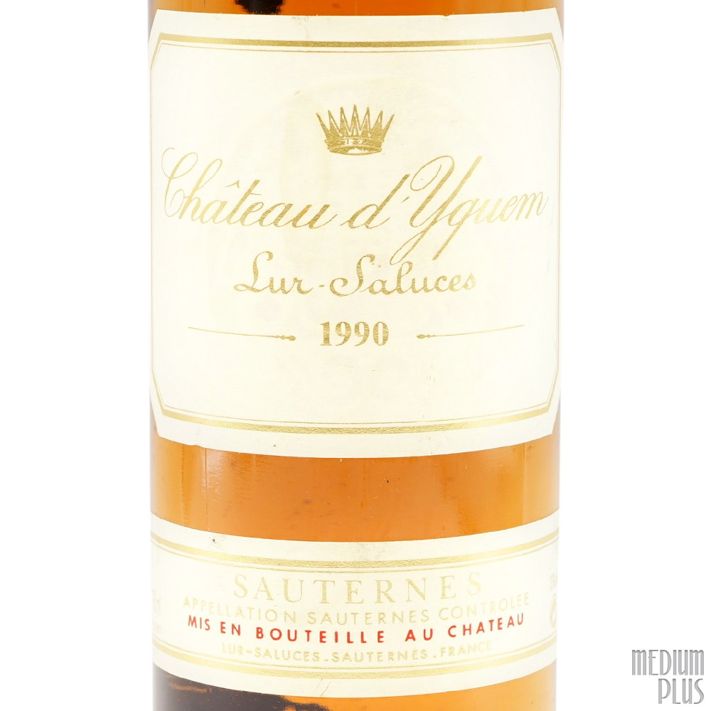 1990 Château d'Yquem Sauternes AOC [stained capsule] - Medium Plus