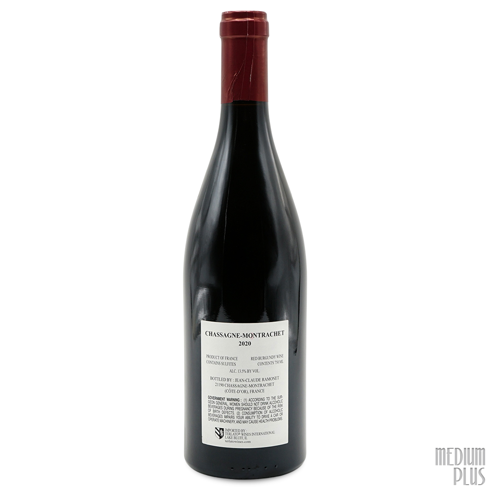 2020 Jean-Claude Ramonet Chassagne-Montrachet Rouge - Medium Plus