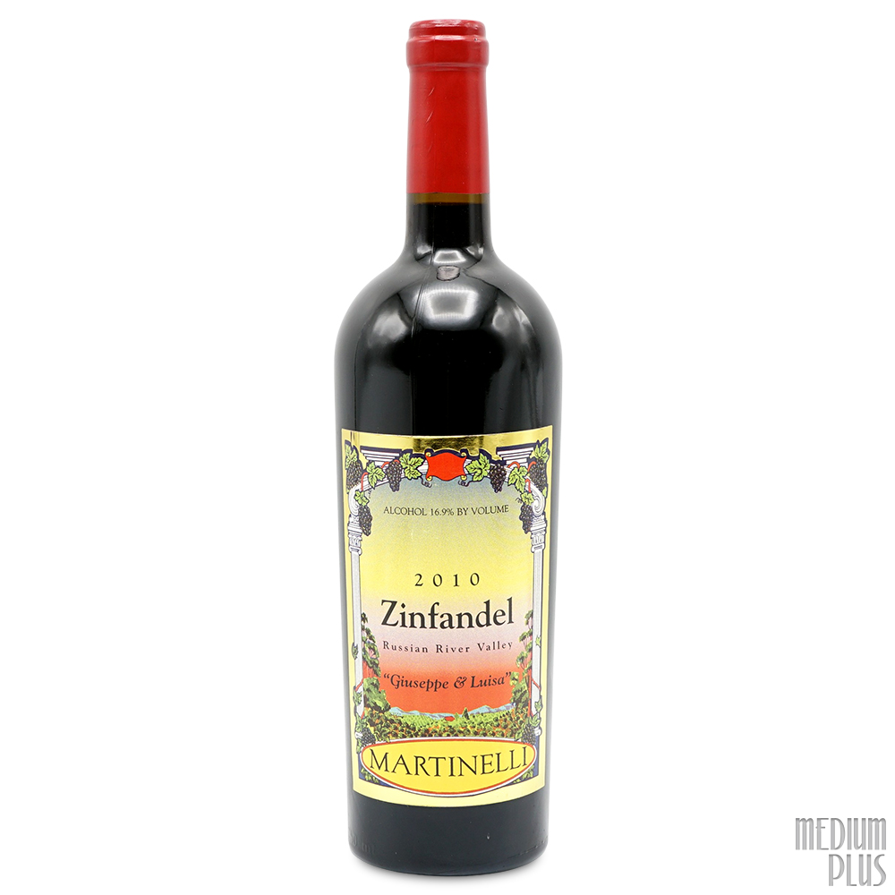 2010 Martinelli Russian River Valley Zinfandel Giuseppe & Luisa