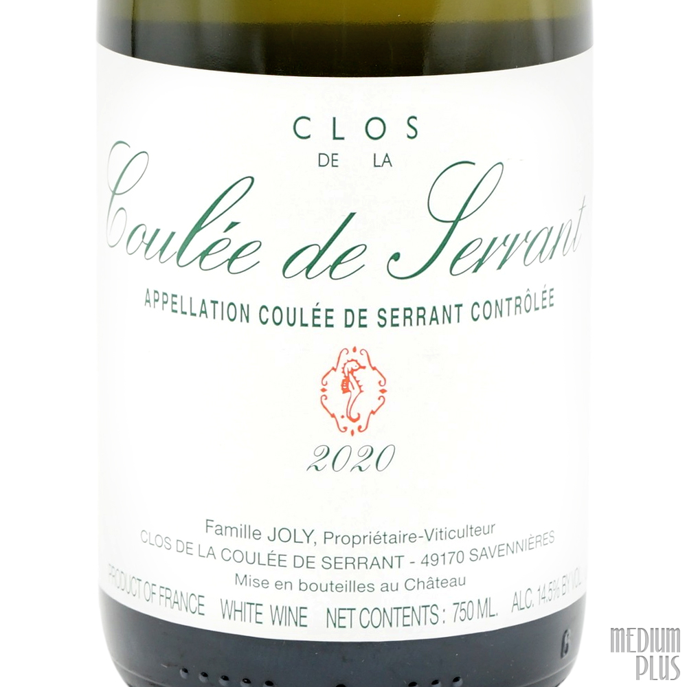2020 Nicolas Joly Clos de la Coulée de Serrant AOC - Medium Plus
