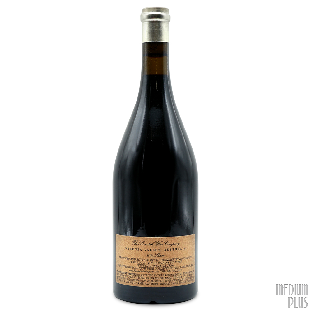 2021 Standish Barossa Valley Shiraz The Standish - Medium Plus