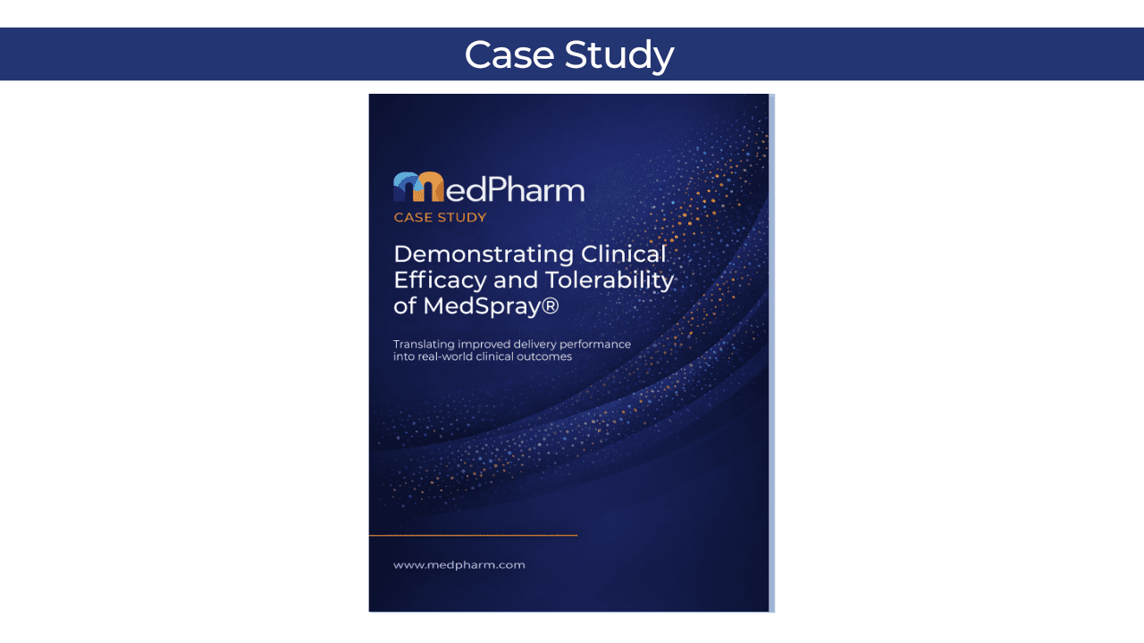 Demonstrating Clinical Efficacy and Tolerability of MedSpray®