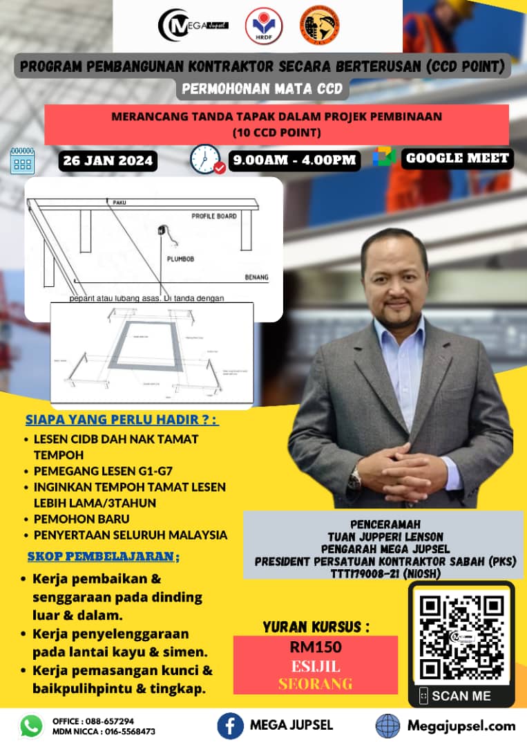 Merancang Tanda Tapak Dalam Projek Pembinaan