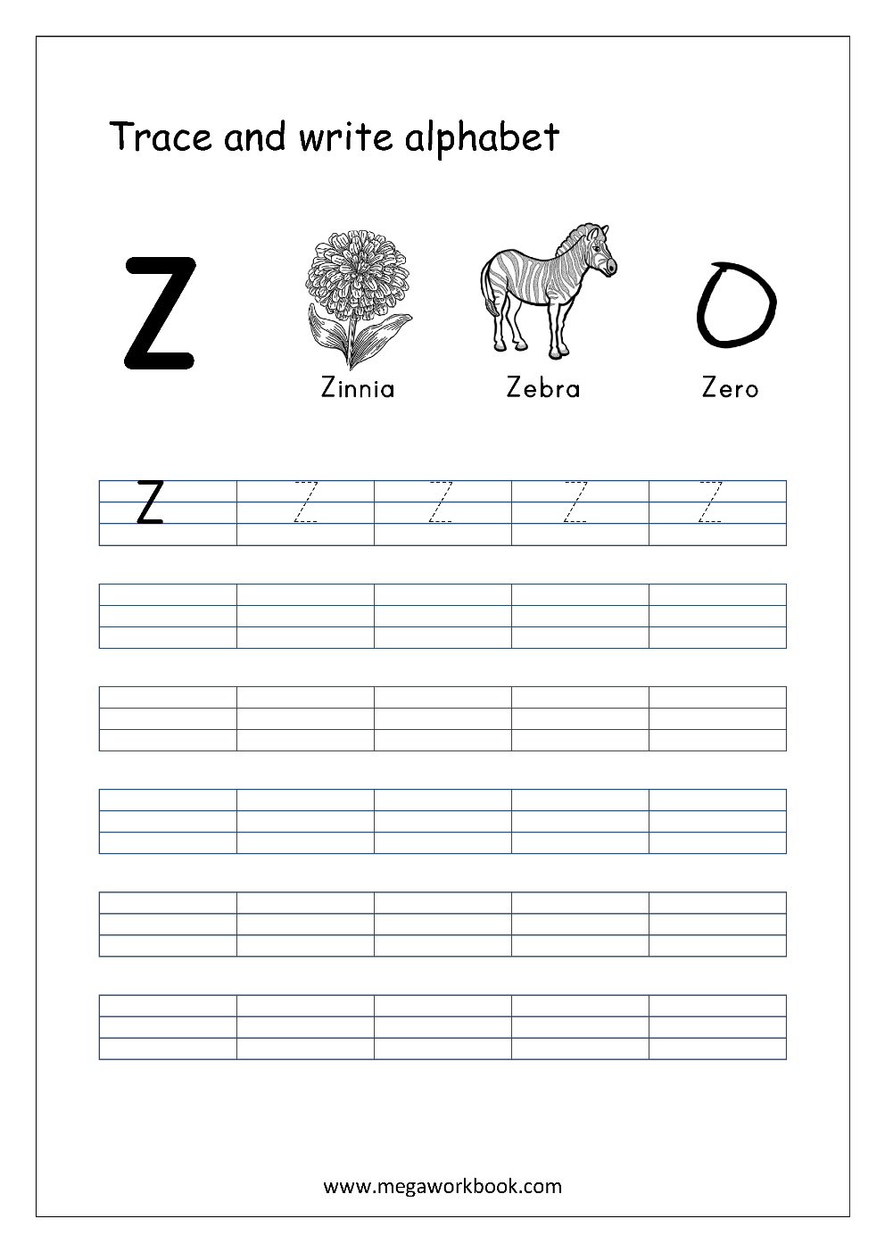 free english worksheets alphabet writing capital letters letter