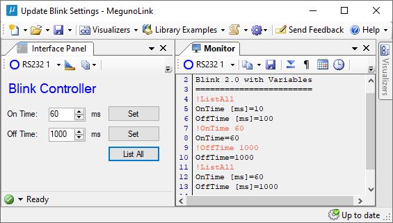 Example Update Multiple Variables With A Single Message Interface Panel Megunolink - Best Minimal Textures in Full HD