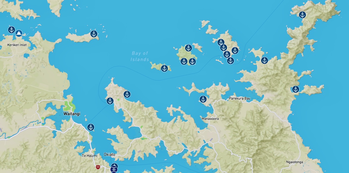 Boating The Bay Of Islands Mel On The Go BoINFLMap 