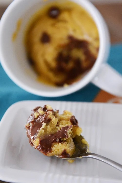 This single serving mug cake is ready in about 5 minutes. Chocolate Chip Mug Cookie 60 Second Mel S Kitchen Cafe